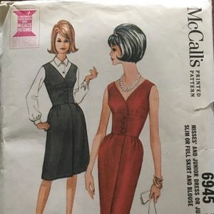 Vintage McCall’s 1960’s Dress Pattern